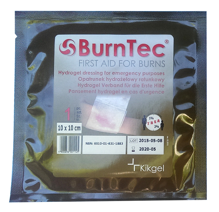 BurnTec Hydrogel Gesichtsmaske 25x25cm