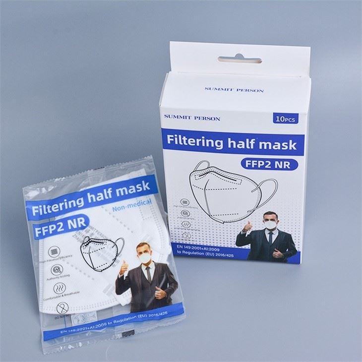 Masque réspiratoire jetable FFP2 noire (10 pcs.)
